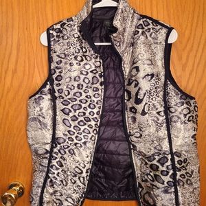animal print vest